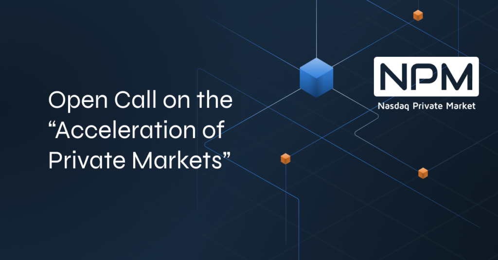 Open Call on the Acceleration of Private Markets